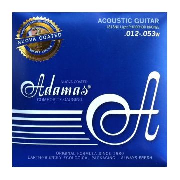 Preview of Adamas 1818NU Light .012-.053  Phosphor bronze Nuova Coated