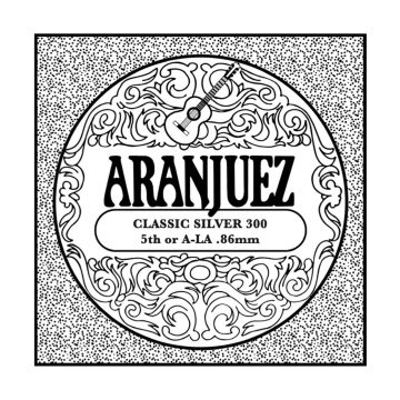 Preview of Aranjuez AR-305 Single A5/La Classic Silver medium gauge