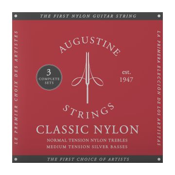 Preview of Augustine Classic/Red-3PK Medium Tension 3 pack