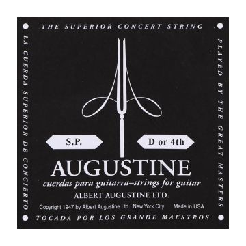 Preview of Augustine Single Black &quot;D&quot; 4th Re