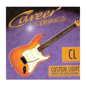 Preview of Career Strings Electric Custom light Nickel Plated Steel Roundwound