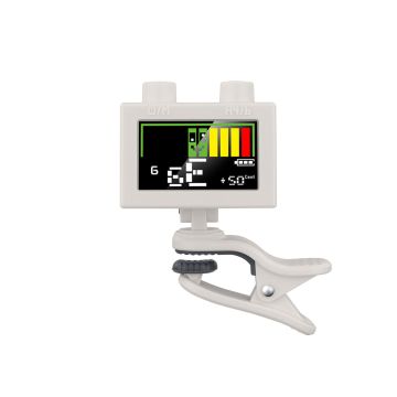 Preview of Cherub WST-570LI-WHT rechargeable chromatic clip tuner &lsquo;LETU&rsquo; White