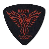 Thumbnail of Clayton BRT100 BLACK RAVEN PICK ROUNDED TRIANGLE 1.00MM