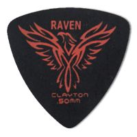 Thumbnail of Clayton BRT50 BLACK RAVEN PICK ROUNDED TRIANGLE .50MM