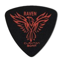 Thumbnail of Clayton BRT80 BLACK RAVEN PICK ROUNDED TRIANGLE .80MM