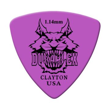 Preview of Clayton DXRT114 DURAPLEX PICK ROUNDED TRIANGLE 1.14MM