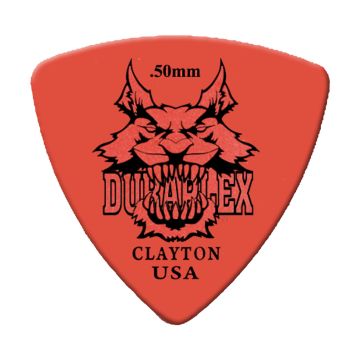 Preview of Clayton DXRT50 DURAPLEX PICK ROUNDED TRIANGLE .50MM