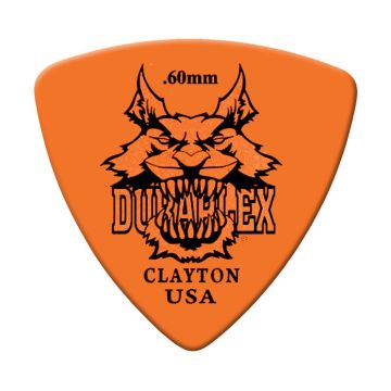 Preview of Clayton DXRT60 DURAPLEX PICK ROUNDED TRIANGLE .60MM