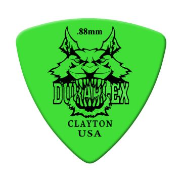 Preview of Clayton DXRT88 DURAPLEX PICK ROUNDED TRIANGLE .88MM
