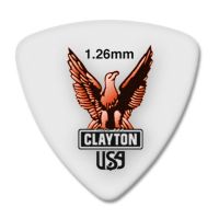 Thumbnail van Clayton RT126 ACETAL/POLYMER PICK ROUNDED TRIANGLE 1.26MM