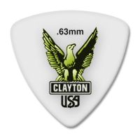 Thumbnail van Clayton RT63 ACETAL/POLYMER PICK ROUNDED TRIANGLE .63MM