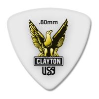 Thumbnail of Clayton RT80 ACETAL/POLYMER PICK ROUNDED TRIANGLE .80MM