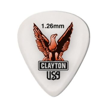 Preview van Clayton S126 ACETAL/POLYMER PICK STANDARD 1.26MM