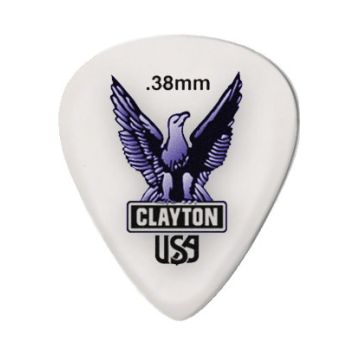 Preview of Clayton S38 ACETAL/POLYMER PICK STANDARD .38MM