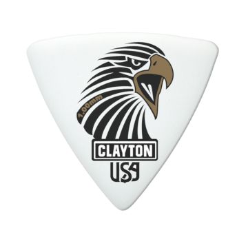 Preview of Clayton SART100 SHARP ACETAL/POLYMER PICK ROUNDED TRIANGLE 1.00MM