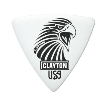 Preview of Clayton SART190 SHARP ACETAL/POLYMER PICK ROUNDED TRIANGLE 1.90MM