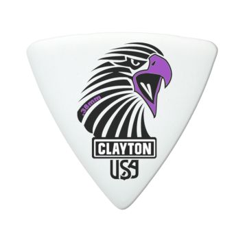 Preview of Clayton SART38 SHARP ACETAL/POLYMER PICK ROUNDED TRIANGLE .38MM