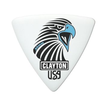 Preview of Clayton SART50 SHARP ACETAL/POLYMER PICK ROUNDED TRIANGLE .50MM