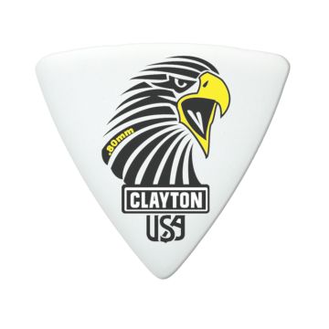 Preview of Clayton SART80 SHARP ACETAL/POLYMER PICK ROUNDED TRIANGLE .80MM