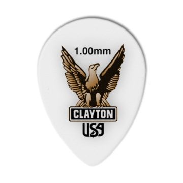 Preview of Clayton SAST100 SHARP ACETAL/POLYMER PICK SMALL TEARDROP 1.00MM