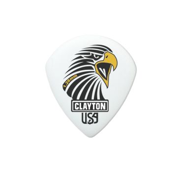 Preview of Clayton SAST126 SHARP ACETAL/POLYMER PICK SMALL TEARDROP 1.26MM