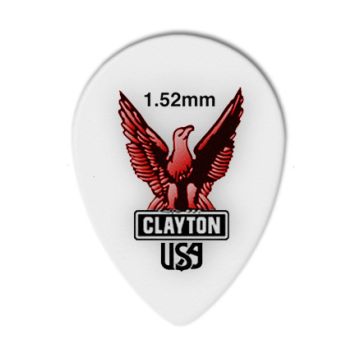 Preview of Clayton SAST152 SHARP ACETAL/POLYMER PICK SMALL TEARDROP 1.52MM