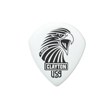 Preview of Clayton SAST190 SHARP ACETAL/POLYMER PICK SMALL TEARDROP 1.90MM