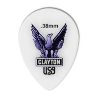 Thumbnail of Clayton SAST38 SHARP ACETAL/POLYMER PICK SMALL TEARDROP .38MM
