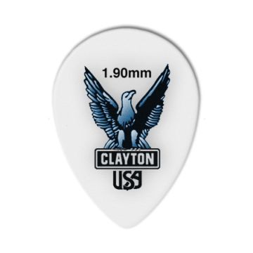 Preview van Clayton ST190 ACETAL/POLYMER PICK SMALL TEARDROP 1.90MM
