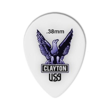 Preview of Clayton ST38 ACETAL/POLYMER PICK SMALL TEARDROP .38MM