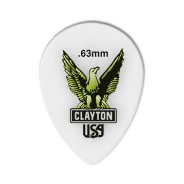 Preview van Clayton ST63 ACETAL/POLYMER PICK SMALL TEARDROP .63MM