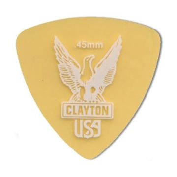 Preview of Clayton URT45 ULTEM TORTOISE PICK ROUNDED TRIANGLE .45MM