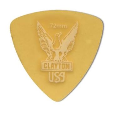 Preview van Clayton URT72 ULTEM TORTOISE PICK ROUNDED TRIANGLE .72MM