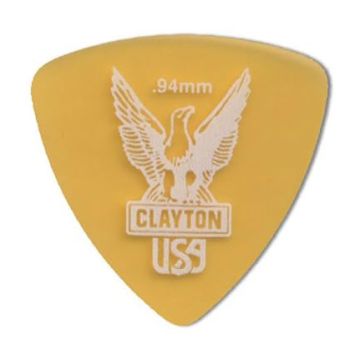 Preview of Clayton URT94 ULTEM TORTOISE PICK ROUNDED TRIANGLE .94MM