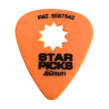 Preview of Cleartone Star Pick Orange 0.60mm