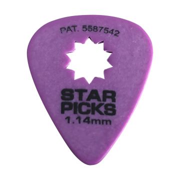 Preview of Cleartone Star Pick Purple 1.14mm