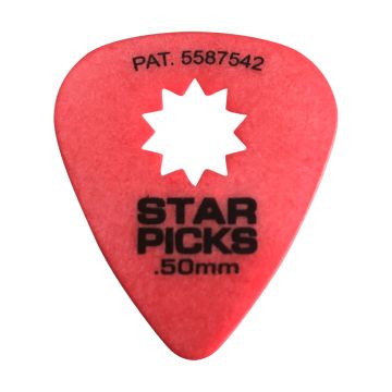 Preview van Cleartone Star Pick Red 0.50mm