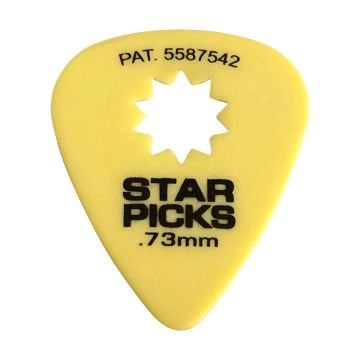 Preview of Cleartone Star Pick Yellow 0.73mm