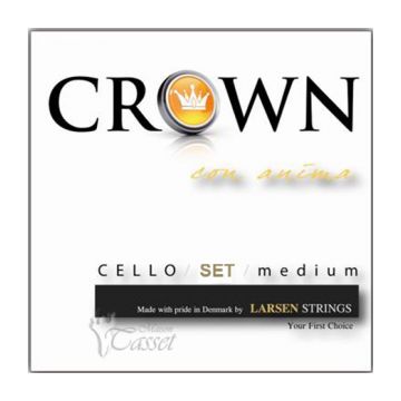 Preview van Crown by Larsen Crown Cello set medium 4/4 string, medium tension