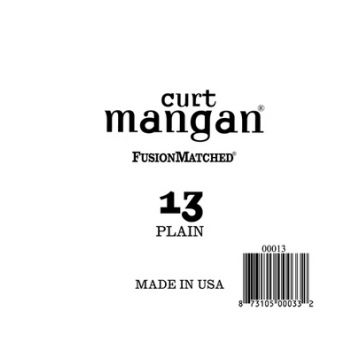 Preview van Curt Mangan 00013 .013 Single Plain steel Electric or Acoustic