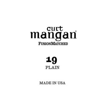 Preview of Curt Mangan 00019 .019 Single Plain steel Electric or Acoustic