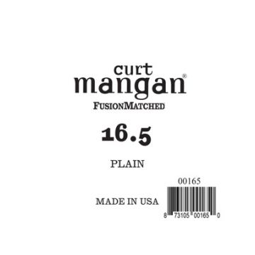 Preview of Curt Mangan 00165 .0165 Single Plain steel Electric or Acoustic