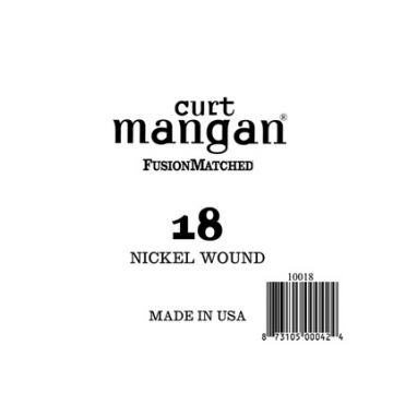 Preview of Curt Mangan 10018 .018 Single Nickel Wound Electric