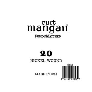 Preview van Curt Mangan 10020 .020 Single Nickel Wound Electric