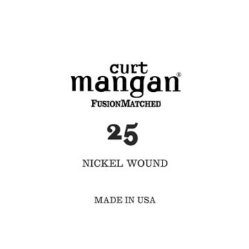 Preview van Curt Mangan 10025 .025 Single Nickel Wound Electric