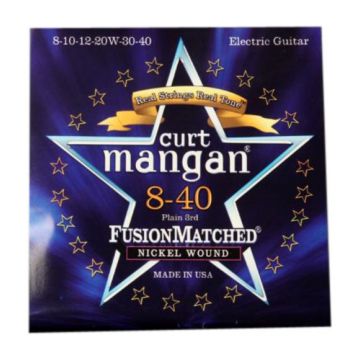 Preview van Curt Mangan 10840 8-40 Extra Light Nickel Wound