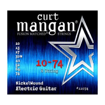 Preview of Curt Mangan 11074 10-74  8 string medium Nickel Wound