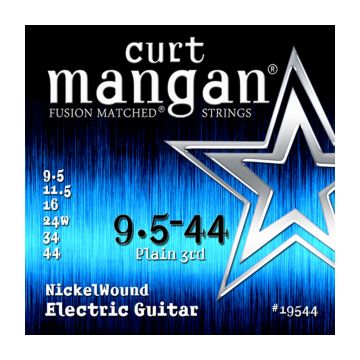 Preview of Curt Mangan 19544 9.5-44 Half step light Nickel wound