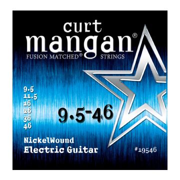 Preview of Curt Mangan 19546 9.5-46 Half step regular light Nickel wound
