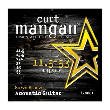 Preview of Curt Mangan 20001 11.5-53  halfstep med-light 80/20 bronze